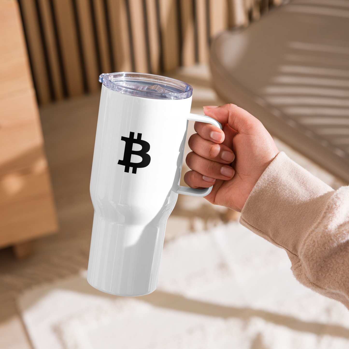 Travel Mug with Handle